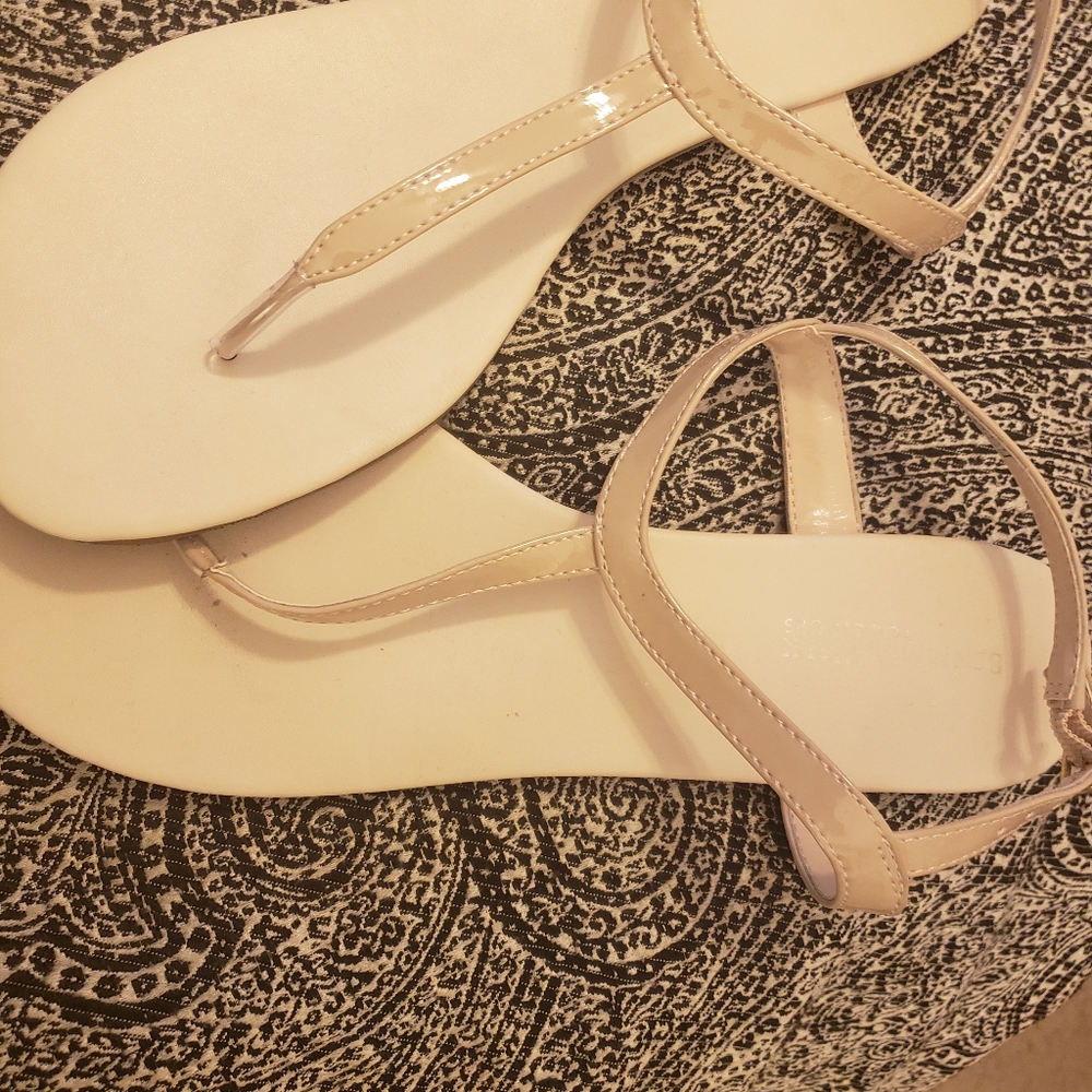 Nude sandals